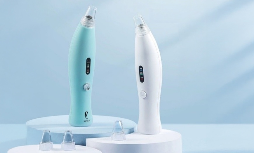 Image 1: Electric Blackhead Remover Pore Cleaning Instrument