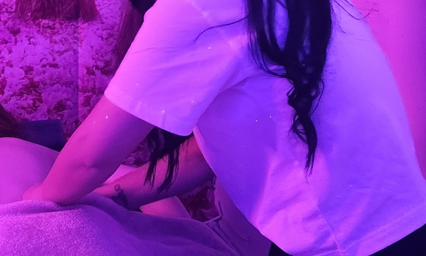 Image 1: 30-Min Back Neck/Shoulder or 60-Min Full Body Swedish Massage