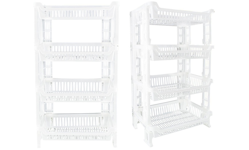 Image 2: Carrello portafrutta con 4 ripiani