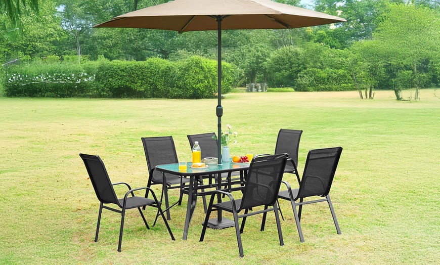 Image 7: Set tavolo e 6 sedie da giardino