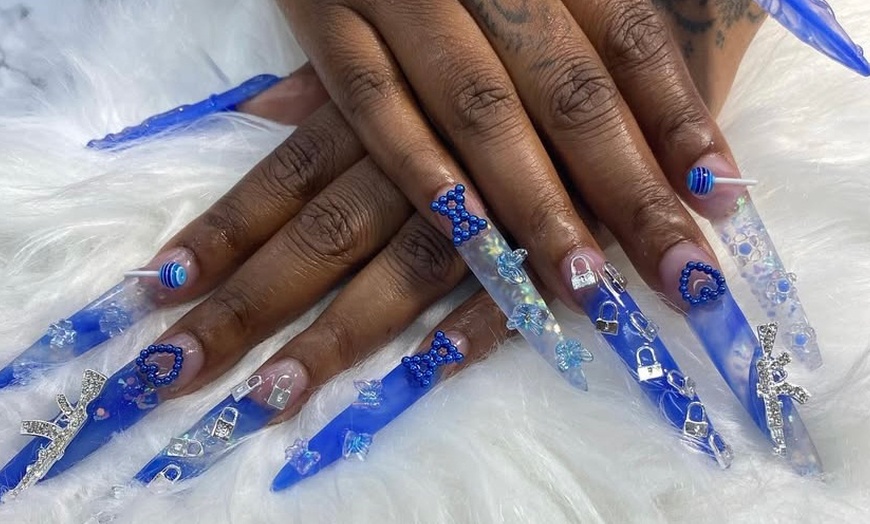 Image 6: Nail Art Magic: Gel X / Acrylic Set with Extra Hand Massage