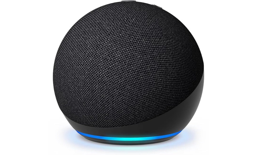 Image 2: New Amazon Echo Dot (5th Gen) Smart Speaker - Improved Audio, Alexa Voice Control