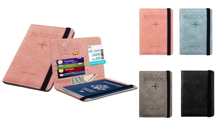 Image 1: RFID-blokkerende paspoorthoesje