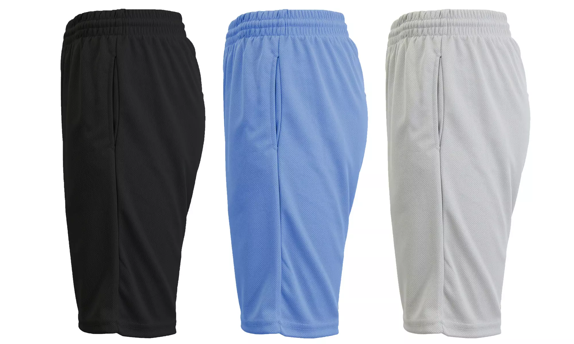 3-Pack Men's Active Performance Shorts (S-2XL) in Multiple Colorways