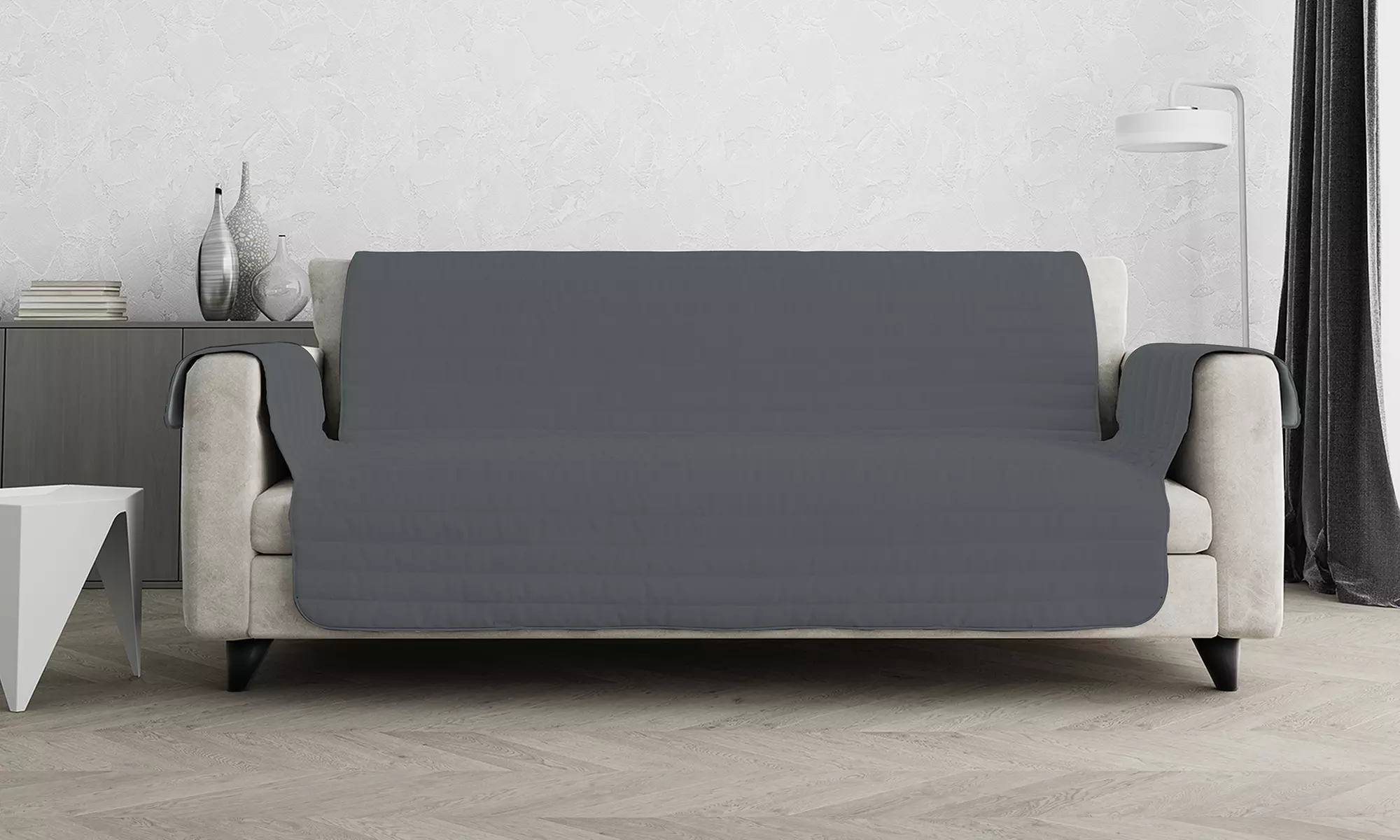 Dubbelzijdige tweekleurige “Trendy” bankhoes