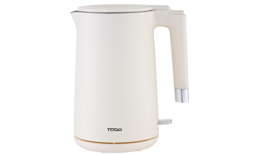 Image 23: TODO 1.7L Electric Cordless Kettle Stainless Steel/ Led Water Jug
