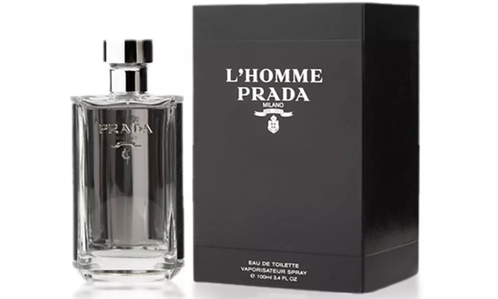 Prada La Homme Eau de Toilette Spray for Men 3.4 Fl. Oz.