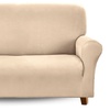 Image 4: Water-Resistant, Elegant Velvet Sofa Cover in Various Sizes