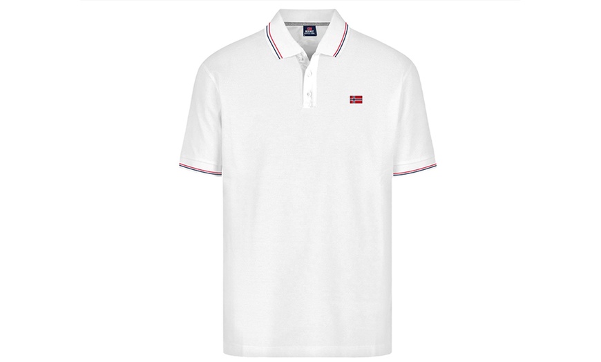 Image 7: 3er-Set Norway Baumwoll-Polos für Herren