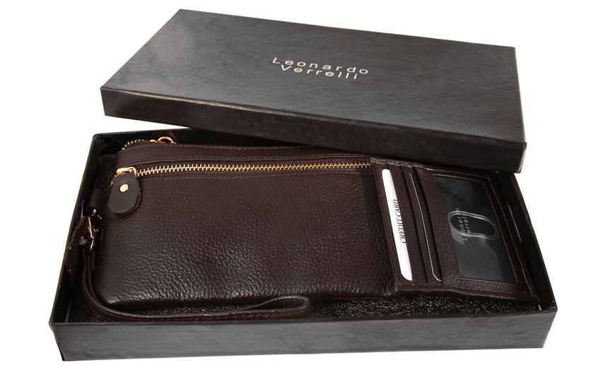 Image 27: Coffret cadeau en cuir Leonardo Verrelli