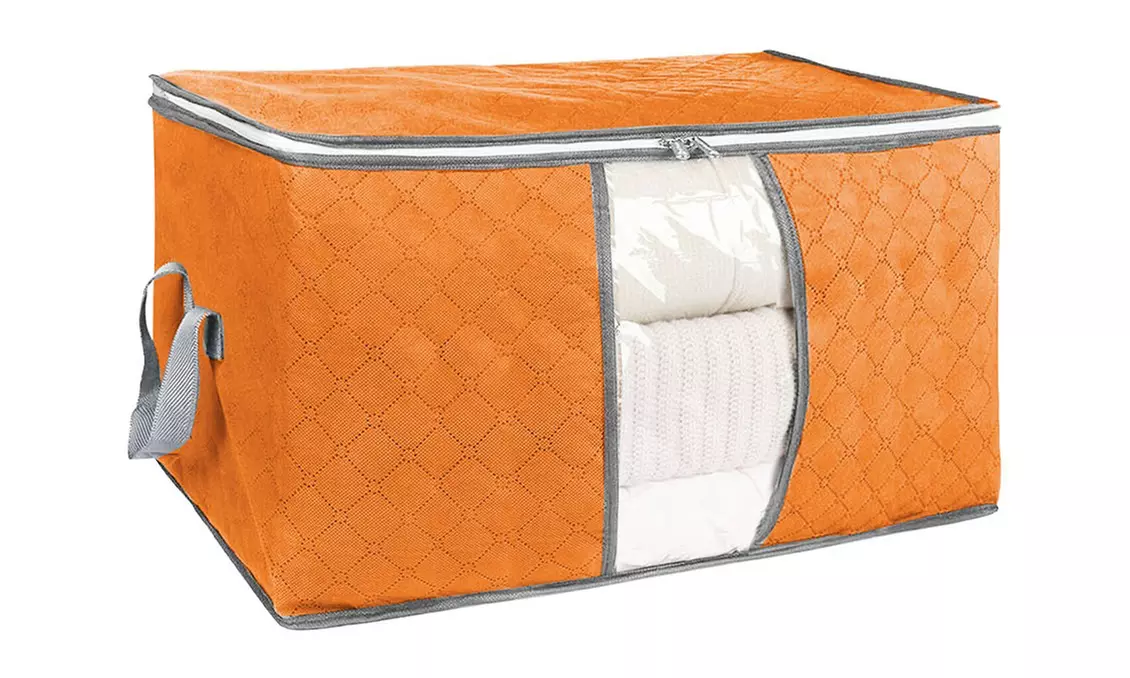 Foldable Storage Bag Clothes Blanket Quilt Closet Sweater Organizer Boxes Bags