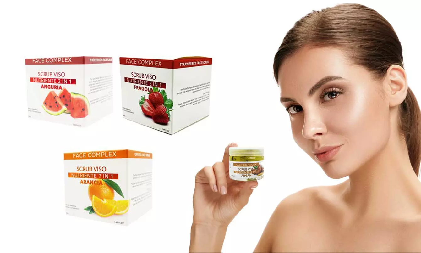 2 scrub viso 2 in 1 Face Complex disponibili in varie tipologie - Primary Image