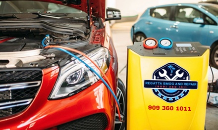 AC Service & diagnose - Freon / Flush, Vacuum & Recharge Freon R-134A (UP TO 1 LB) - Regatta Smog and Repair