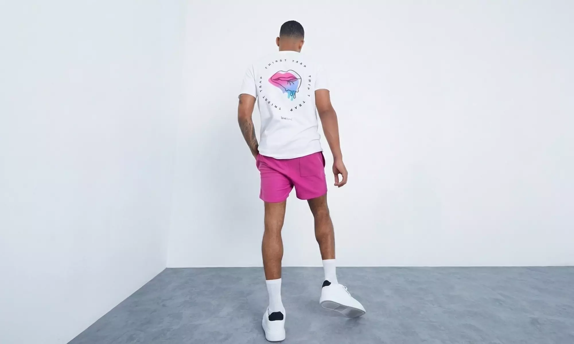 Love Island Logo Cotton T-Shirt for Men