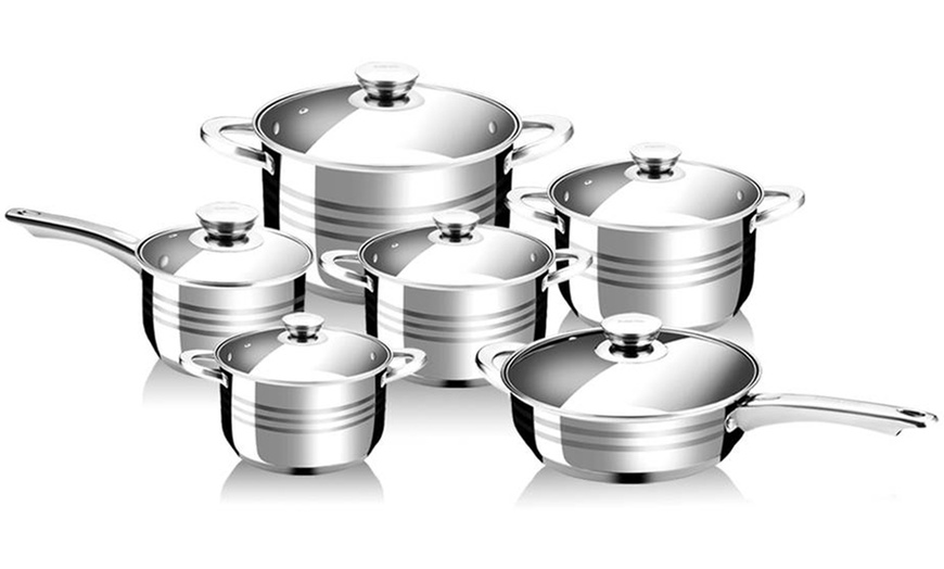 Image 3: Batterie de cuisine 12 pièces inox Royalty Line