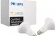 Philips Hue White/Color Ambiance 3rd Gen BR30 LED Bulb (Certified Refurbished) (1- or 2-Pack) - Second Medium
