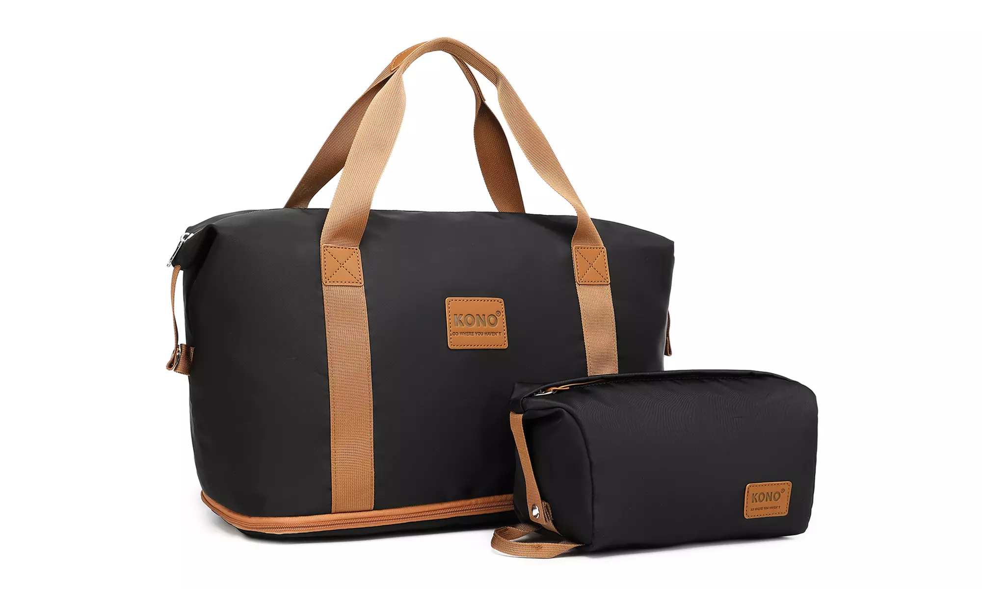 Kono Reisekoffer inkl. Reisetasche und Kulturbeutel