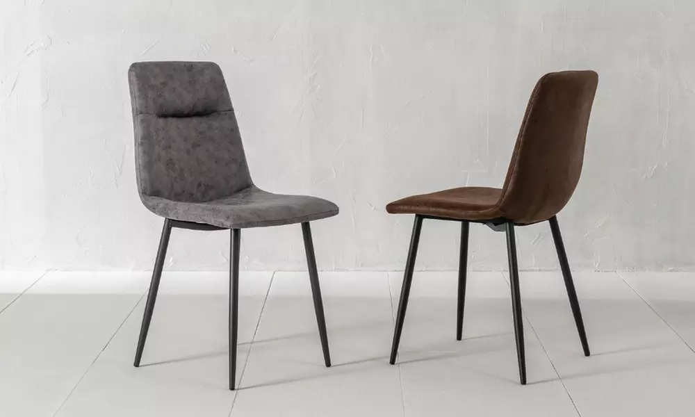 Set di 4 sedie Tia in similpelle
