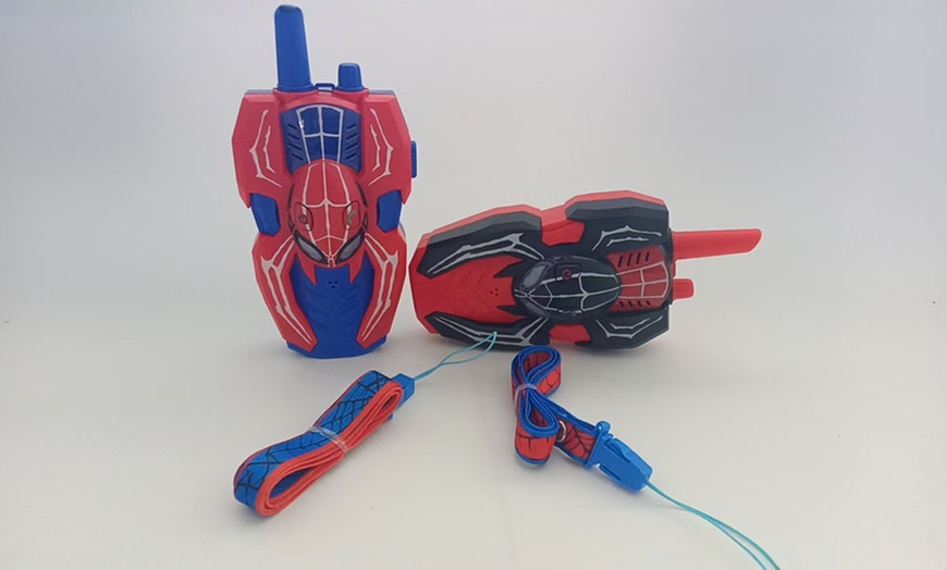Image 2: Kid's Spider-Themed Walkie Talkies