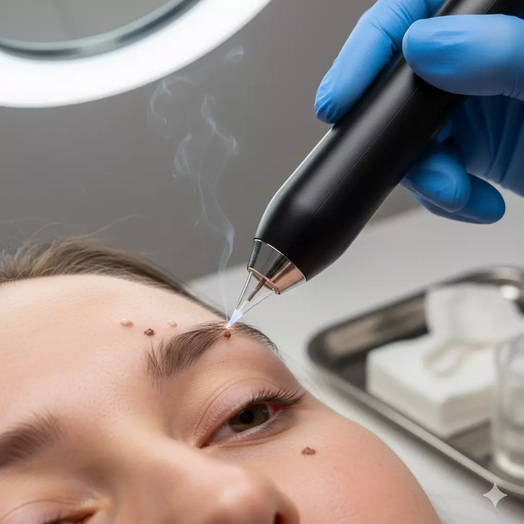 One, Two, or Three Skin Tag Removal & Milia With Plasma Pen