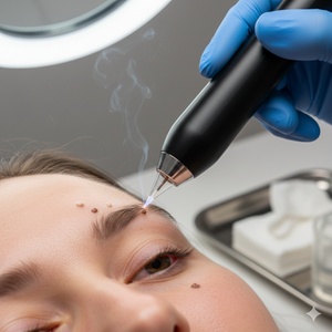 One Skin Tag Removal & Milia With Plasma Pen - Euro glow facial salon