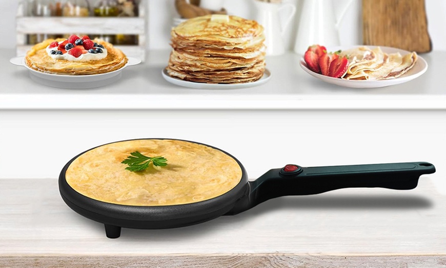 Image 7: Crêpière plongeante électrique antiadhésive 800 W