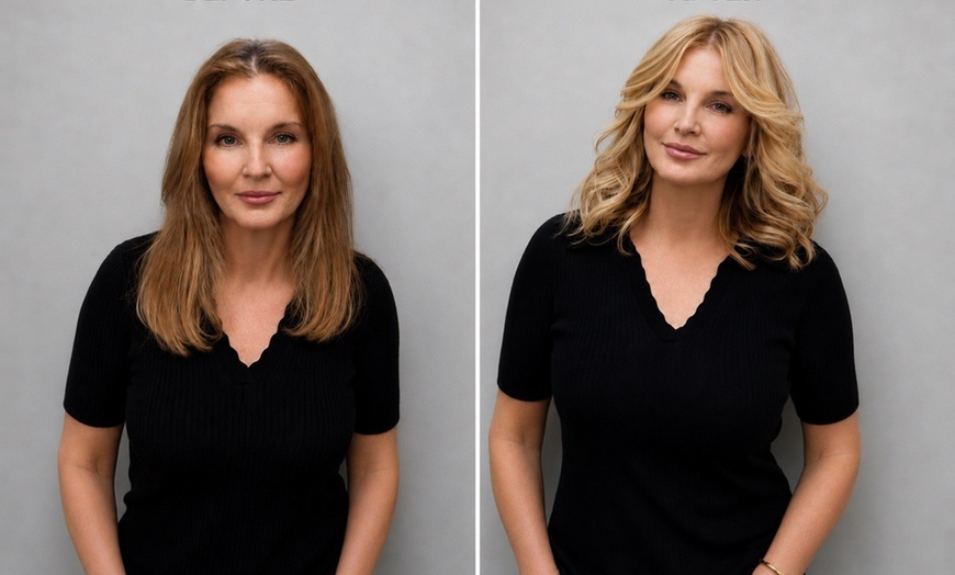 Image 4: Haircut, Style, Conditioning, & Highlights for a Stunning Makeover