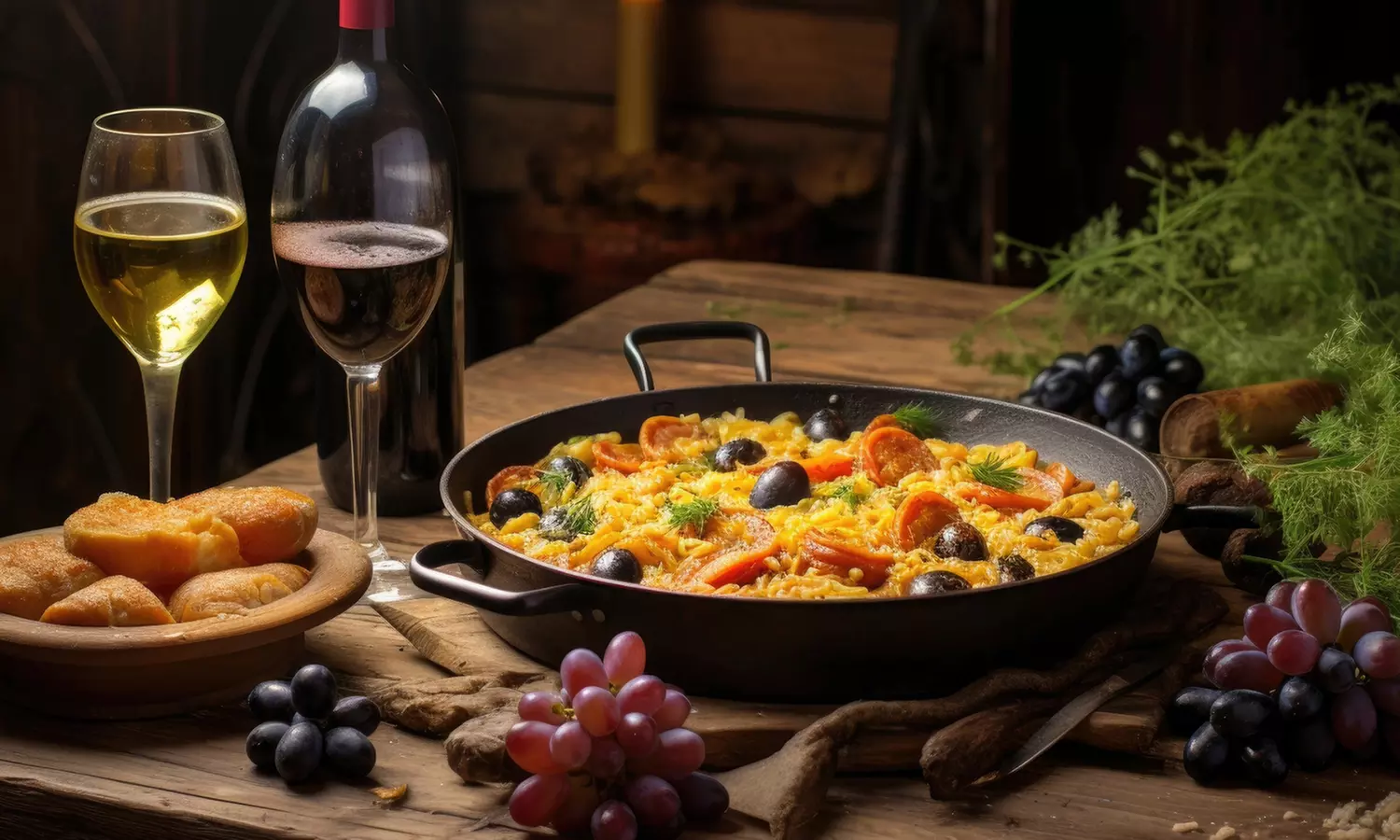 Friday Dark Comedy Show Soho inc. Paella & Drinks with Valid Ticket