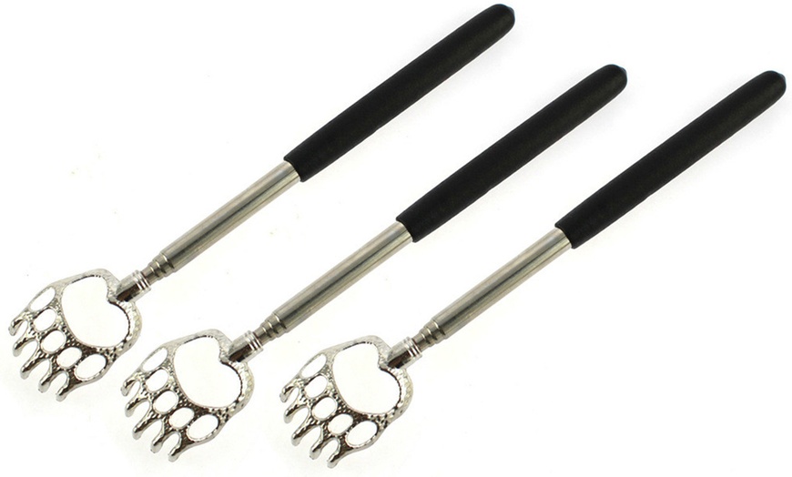 Image 10: Up to Three Telescopic Bear Claw-Design Back Scratchers