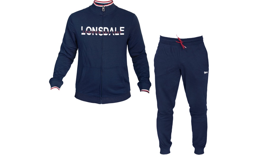 Image 4: Tuta Lonsdale da uomo in cotone leggero