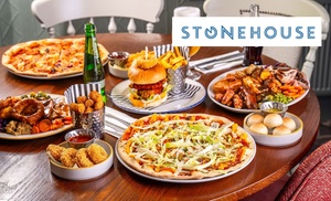 Stonehouse Pizza & Carvery 2 Courses for 2 & Up to 2 children Stonehouse Pizza & Carvery 2 Courses for 2 & Up to 2 children