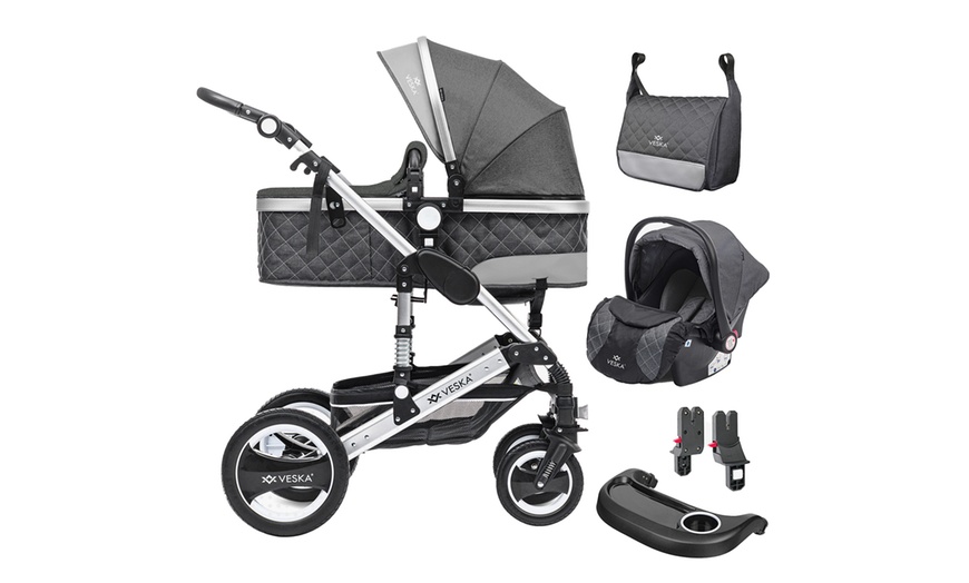 Image 1: VESKA® 3-in-1 Kinderwagen-Set KD-31-1