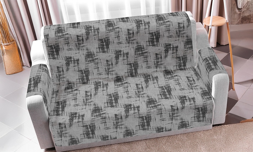 Image 15: Copridivano antiscivolo con stampa