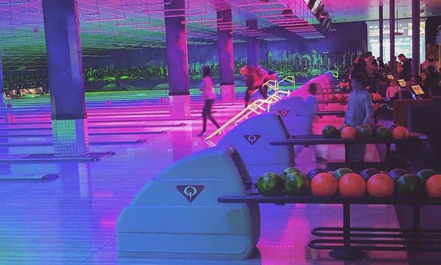 Image 13: Two Games of Bowling with Pizza