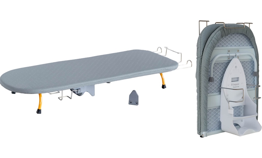 Image 1: Tabla de planchar para superficies con diseño compacto y plegable
