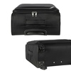 Image 4: Set of 3 Lightweight Luggage - 20'', 24'', 28'' Black Suitcases 