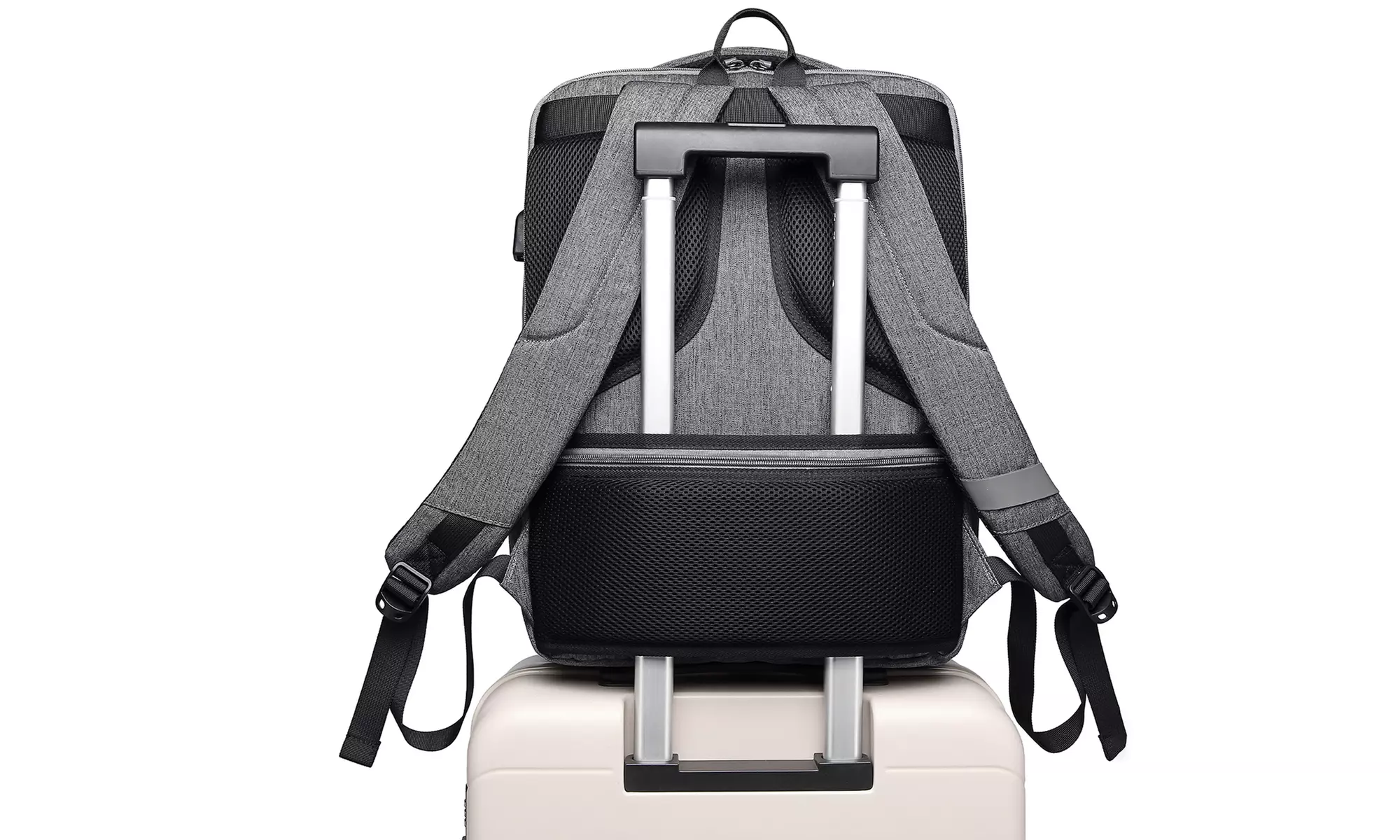 Zaino multiscomparto Kono con porta USB