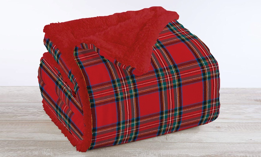 Image 29: Sherpa-Kuscheldecke