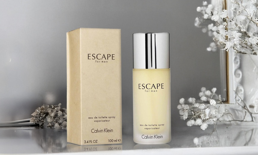 Image 1: Calvin Klein Escape Eau De Toilette Spray For Men 3.4 oz / 100 ml