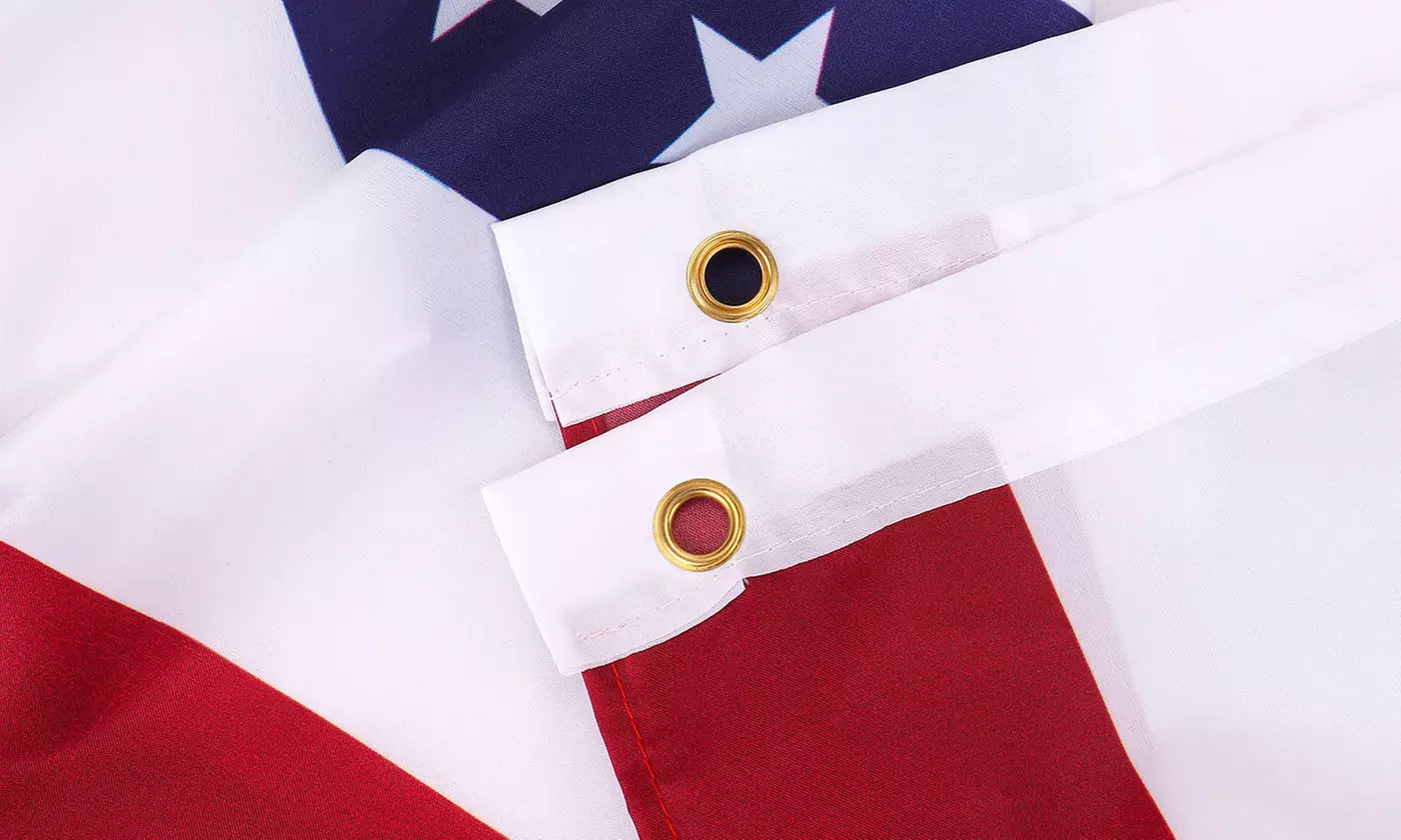 4 Pack American Patriotic Pleated Bunting USA Flag