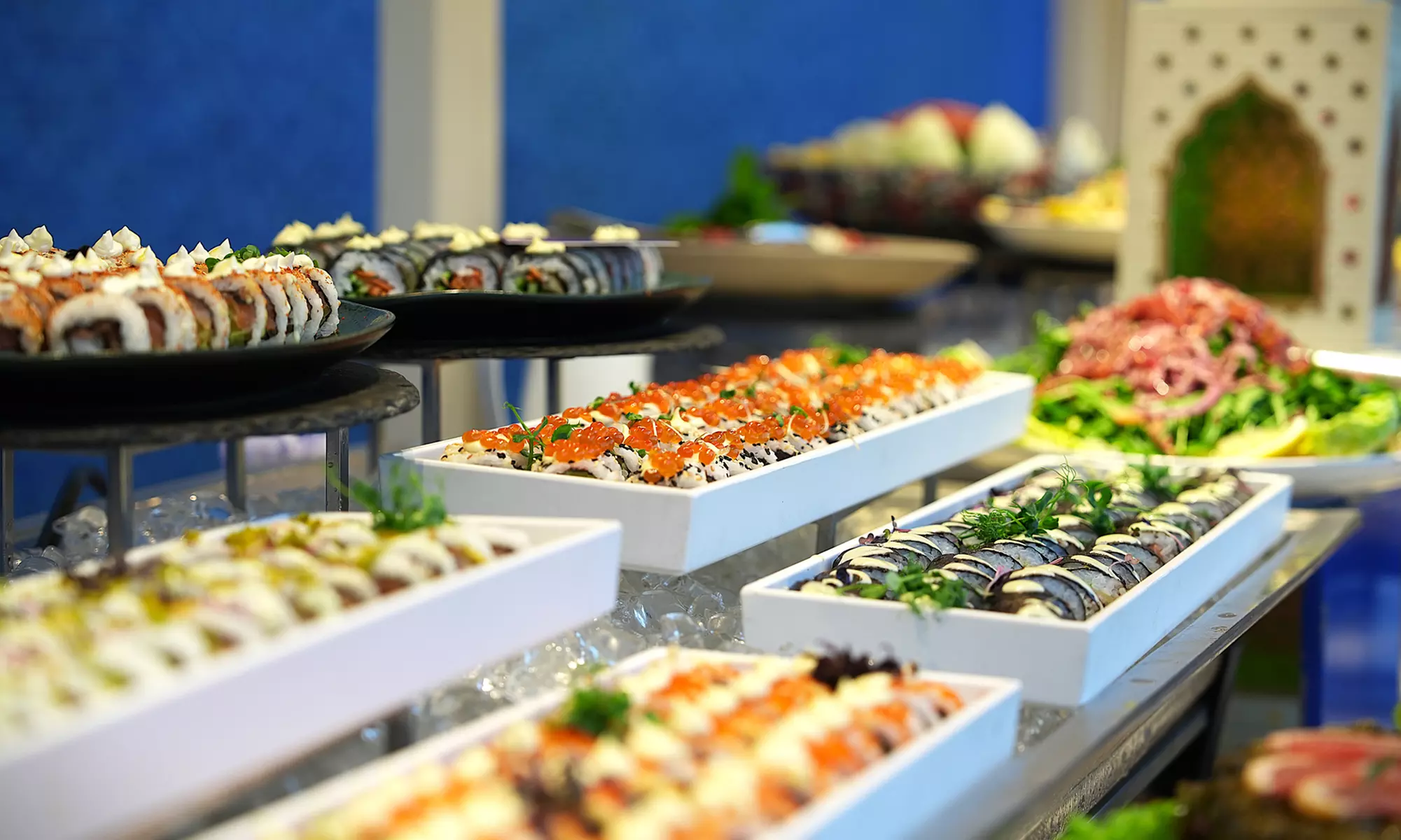 Ramadan Tent iftar buffet with Ramadan drinks For a Child or Adults