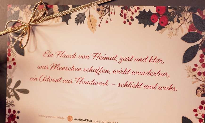 Image 2: Deluxe-Adventskalender mit exklusiven handgemachten Überraschungen