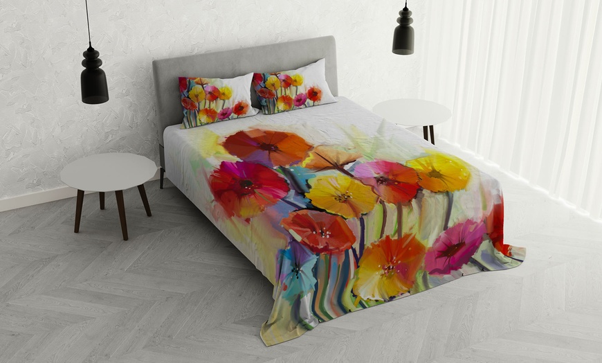 Image 9: Parure letto matrimoniale Sogni d'Autore in 100% cotone Made in Italy