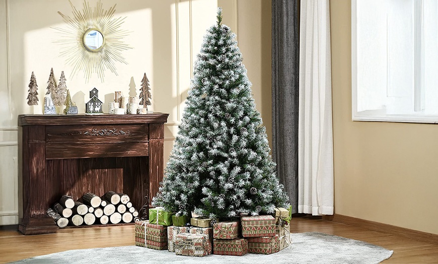 Image 11: HOMCOM Artificial Christmas Trees Collection