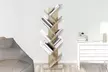 Bibliothèque arborescente en bois avec 9 tablettes, coloris au choix - Image 2