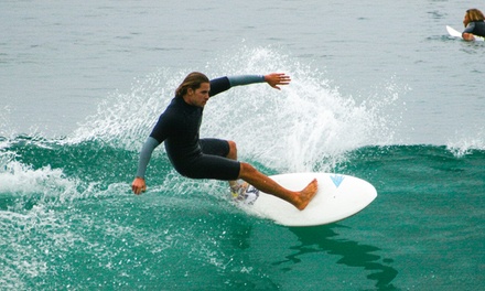 90-Minute Surf Lesson for One (join a small group) with Board and Wetsuit Rentals Included - Go Surf LA