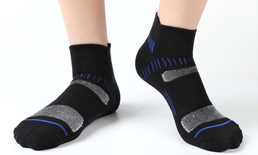 Image 9: 1 oder 6 Paare Sport-Knöchel-Socken für Damen oder Herren