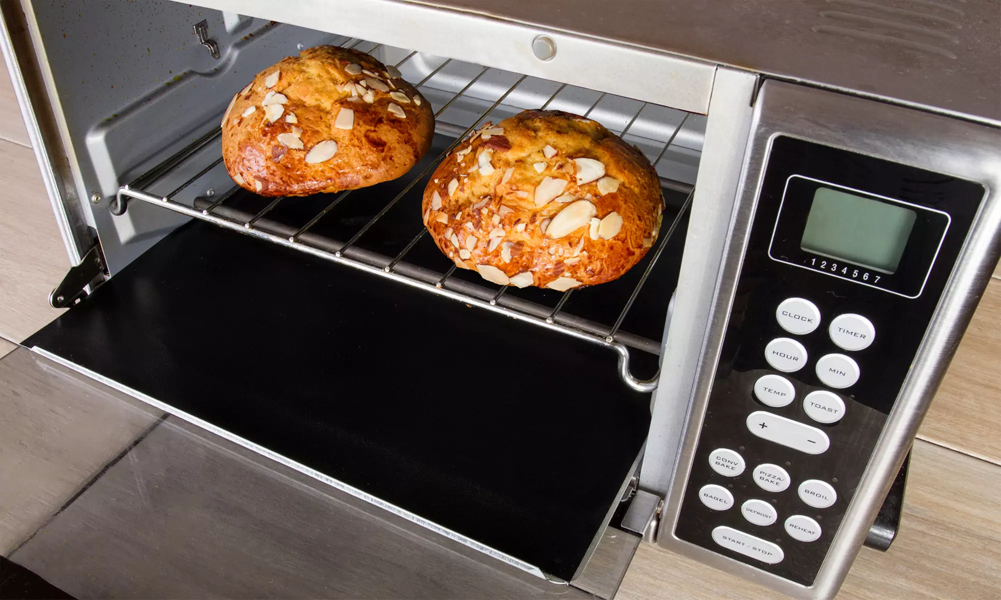 Toaster Oven Liner Nonstick BPA-Free Teflon Baking Mat (1- or 2-Pack) - Primary Image