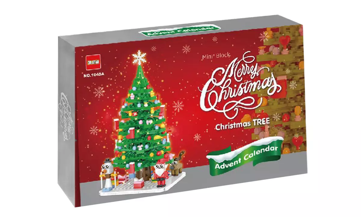 Weihnachtsbaum-Bauset-Adventskalender