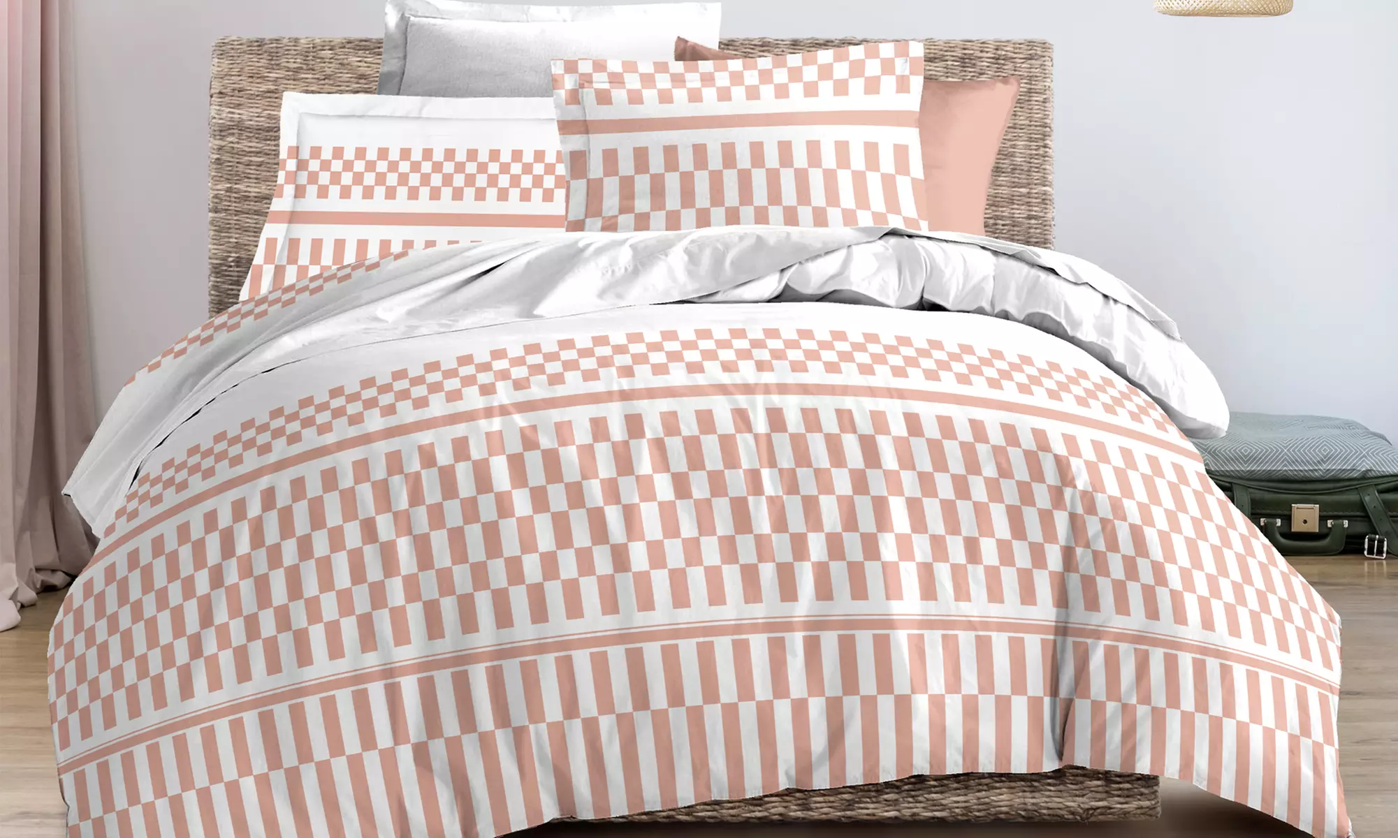 Parure de couette 3 pièces "Louna" d'Univers Décor